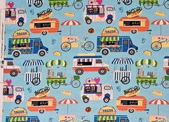 Freckle + Lollie – Lollie Snacks – It’s Snacktime! Food trucks Quilting Fabric