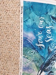 Whale Song Tote Bag by Northcott Fabrics Jody Bergsma DP 24990 Panel