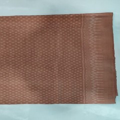 Thai Antique Silk Fabric Golden Brown Hand Woven100%Pattern (For Crafting)