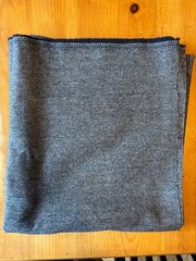 Pendleton Wool Fabric Remnant Navy Tweed