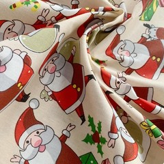 10 PCS Christmas Fabric Cotton Squares 19.7×19.7 Inch Quilting Bundles