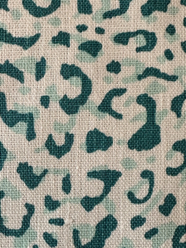 Peter Fasano Leopardo 100% Linen Fabric 5 Continuous Yards