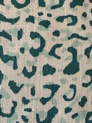 Peter Fasano Leopardo 100% Linen Fabric 5 Continuous Yards