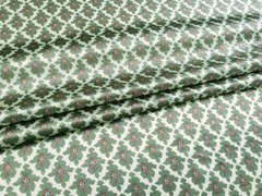 1 yard X 1.48 meter Ethnic Paisley Satin Fabric Soft Charmeuse Scarf Material