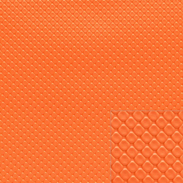 Boat Marine Auto RV Seat Vinyl | Orange Knit Back Four Winns (YD)