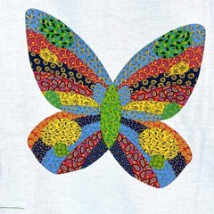 Vintage Patchwork Animal Fabric Panel 70s 80s Owl Fish Butterfly Printworks 1981