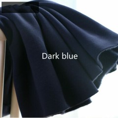 100% Pure Cotton Fleece Plush Fabric Cloth Knit Thick Heavy Hoodie Coat 0.5Meter