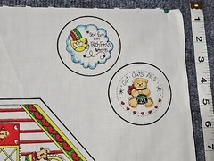 Candy Cottage Cut N Sew Panel 605F by Patch Press Vintage 1981 PANEL ONLY