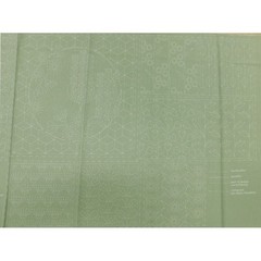 Patchwork Quilting Sewing Fabric Sashiko Botanical Green Panel 60x137cm