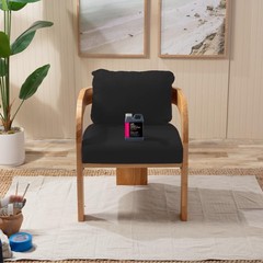 Permanent Black Fabric & Upholstery Paint – 16.9 oz for Furniture, Clothing, Hom