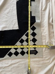 New Pendleton Wool blanket fabric remnants – Los Ojos – appx 1.11 lb.