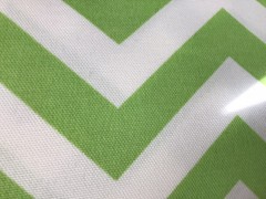Premier Outdoor Chevron Fabric Bright Green 2 Yard Lot