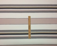 BALLARD DESIGNS AMBERLY BLUSH PINK TAILORED STRIPE FURNITURE FABRIC BY YARD 56″W