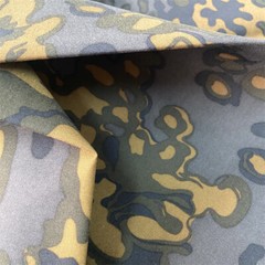 500D Nylon Oxford Oak Leaf Pattern Autumn Winter Camouflage Tactical Fabric
