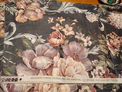 DUPONT TEFLON Design 1990 Interior FABRIC HOME DECOR/ great colors 56″ Wx 49″ L