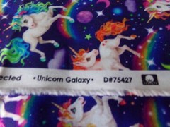 24″ X 42″ VINTAGE UNICORN GALAXY D#75427/ATED COPYRIGHT COTTON NEW #196