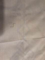 Fabric Light Green Tablecloth 52 X 52 With Some Floss needs done