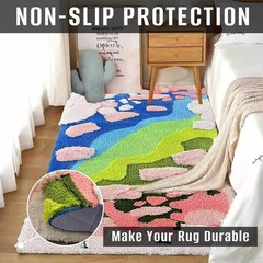 60×40 Inches Antislip Cloth, Vinyl Primary Cloth Backing Fabric, Rug Backing …