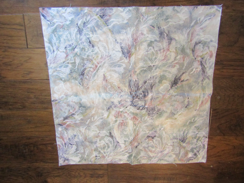 Upholstery Fabric Abstract Showroom Sample 26 x 26 Multicolor