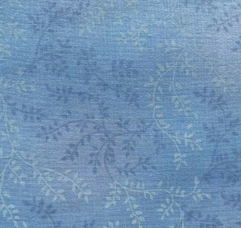 Tiny Vines Mottled Quilt Fabric – Powder Blue – 3/8 Yard Piece