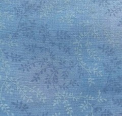 Tiny Vines Mottled Quilt Fabric – Powder Blue – 3/8 Yard Piece