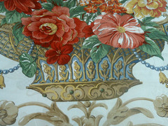 Vintage Braemore Baroque Floral in Planter Roses/Tulips Tassels 7 Yds Opulent!