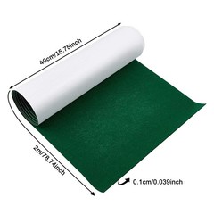 BENECREAT 15.7×78.7 Green Self-Adhesive Felt Fabric 15.7″W x 78.7″L,