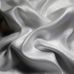 Silver White Crystal Shimmer Lame Fabric 58″ By The Yard Metallic Costume Cloth