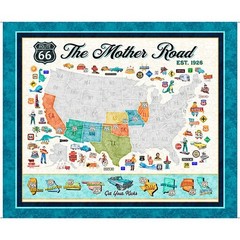 Route 66 – 1 yard panel Continuous panels available