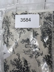 Fabric Cotton Green Toile Landscape 2.33 Yard 44″ Wide Quilt Sew Unbranded VTG