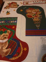 Fabric Panel Holiday Spirit Multicolor With Instructions