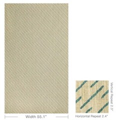 Groundworks Kelly Wearstler Fabric- Esker Weave Jadestone 4.65 yds GWF-3759.115