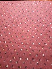 Cotton Sewing Fabric Pink Mauve Tiny Floral Print 1.5 yd x 44″