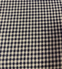 Vtg Centennial Favorites Navy Checked Fabric Judie Rothermel Marcus Brothers BTY