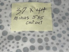 1 Yd Batavian Batiks Cotton Quilt Store Fabric Gray and White Spiral Dots