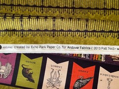1 1/2 Yards Echo Park Paper Halloween 2013 Harry Potter Style Cotton Fabric