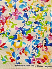BLOOMING BEAUTY BY CHELSEA DESIGNWORKS FOR STUDIO E FABRICS 108″W X 58″ L