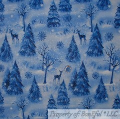 BonEful FABRIC FQ Cotton Quilt Aqua Blue Water Sea Ocean Tonal Wave Surf Fish UK