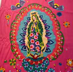 Alexander Henry Our Lady of Guadalupe PANEL 21.5” by 23” OOP virgin Mexican