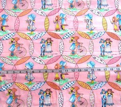 1 yd x 42″ Vintage Prewashed “Holly Hobbie” by American Greetings Fabric