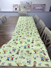 Snoopy Peanuts Vintage Cotton Concord Fabrics Soccer Theme 5+ Continuous Yards