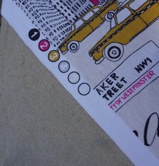 Kauffman Fabric Paris New York London 44” BTY Cityscape Cafe Taxi Travel