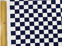Checkerboard Oxford Cotton Fabric made in Japan Ichimatsu W110cm Sold per 50cm