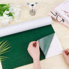 BENECREAT 15.7×78.7 Green Self-Adhesive Felt Fabric 15.7″W x 78.7″L,