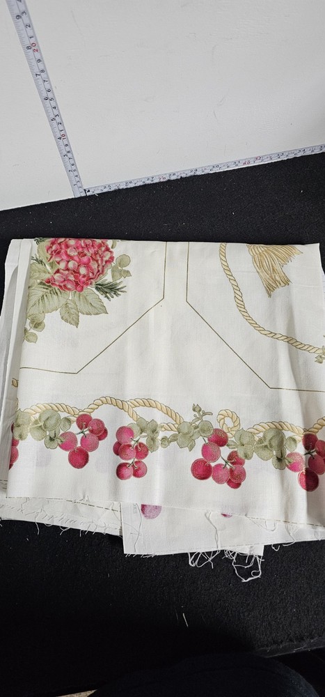 Grape Vines Fabric Panel Fabric 44in Wide 46.5 In Long