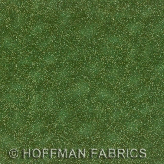 Hoffman Fabric – Brilliant Blender – #G8555-115G Grass/Gold