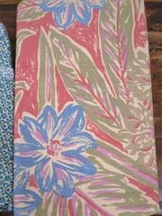 Lot of Fabric, flowers and dots, multicolor, 1lb 5oz