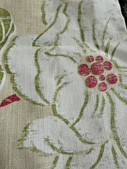 Thibaut Hampton Ponds Fabric Pink Floral/Flowers Pattern 54″ x 77″
