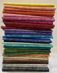 Paint Tonal ~ 34 Fat Quarter Cotton Fabric Bundle ~ Quilt Blender Colorful