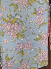 Lot of Fabric, flowers and dots, multicolor, 1lb 5oz